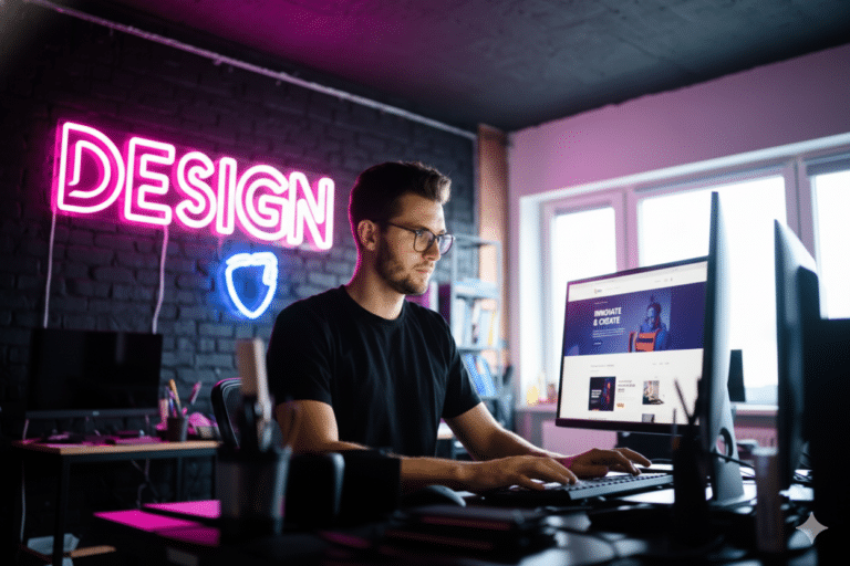 Bezplatny projekt strony - Podziekowanie designer ai